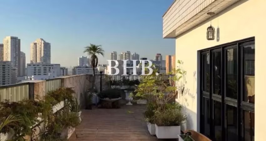 Cobertura duplex com 4 quartos, vista 360, na quadra da praia do canal 6