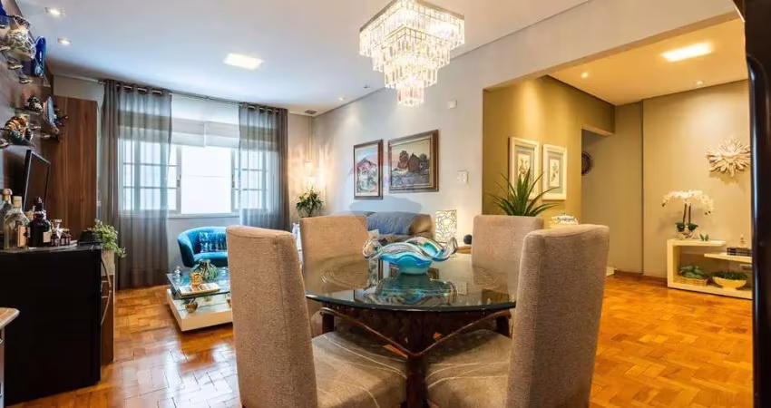 Apartamento reformado em higienópolis/santa cecília com 96m2, 2 quartos, varanda, lavabo, ar condicionado