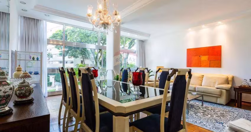 Apartamento em higienópolis com 143m2 3 quartos, 1 suíte, lavabo, closet e  1 vaga