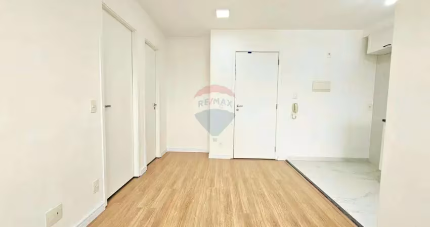 Apartamento para locação na água branca, 31 metros, 1 quarto, sala, área de serviço e 1 banheiro