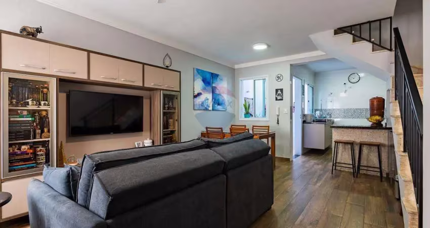 Casa de condomínio à venda na parada inglesa, 95 metros, 2 suítes, 3 banheiros, espaço gourmet, depósito e 1 vaga.