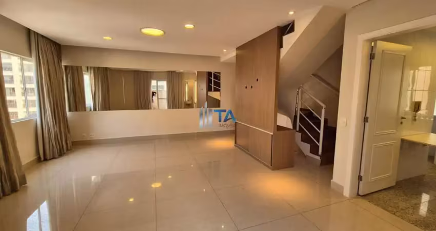Cobertura duplex à venda 136m² com 3 suítes 2 vagas no mansões santo antônio em campinas.