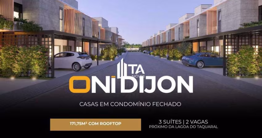 ONI DJON - Lançamento Casas em Condomínio 171,75m², Parque Alto Taquaral, Campinas