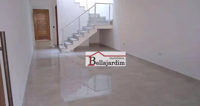 Sobrado com 3 dormitórios à venda, 120 m² - bairro jardim ana maria - santo andré/sp
