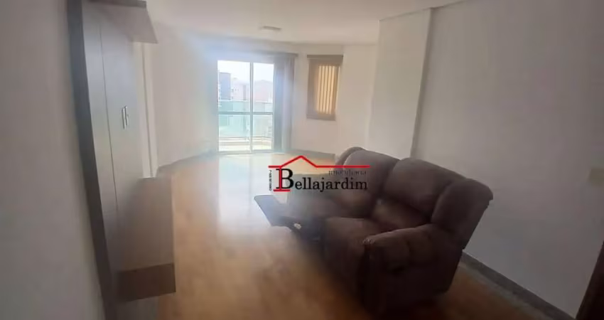 Apartamento com 3 dormitórios para alugar, 100 m² - bairro jardim - santo andré/sp
