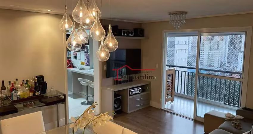 Apartamento com 3 dormitórios à venda, 89m² - jardim - santo andré/sp