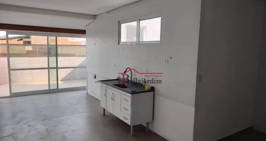 Cobertura com 2 dormitórios à venda, 88 m² - bairro campestre - santo andré/sp
