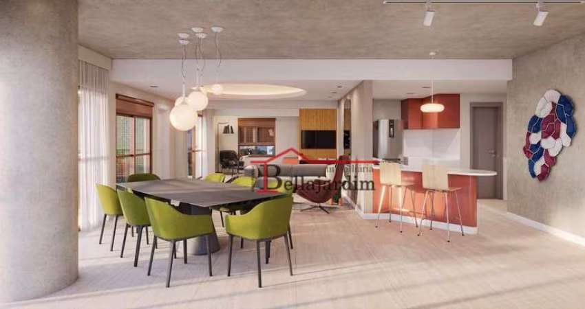 Apartamento com 3 dormitórios à venda, 126 m² - Bairro Jardim - Santo André/SP