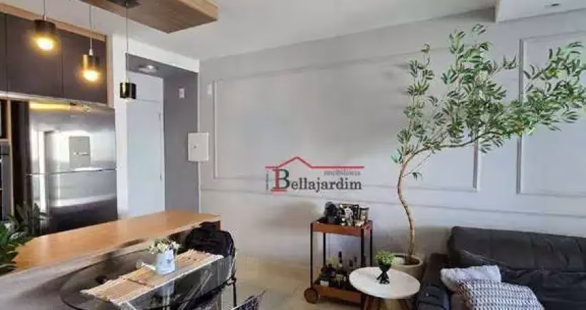 Apartamento com 2 dormitórios à venda, 63 m² - vila assunção - santo andré/sp