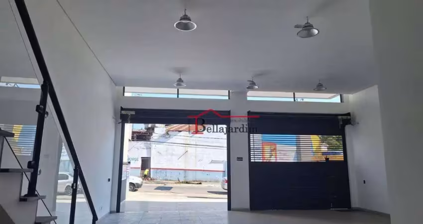 Salão para alugar, 225m² - bairro cidade são jorge - santo andré/sp