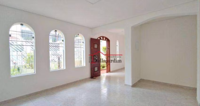 Casa com 3 dormitórios para alugar, 157 m² - Bairro Jardim - Santo André/SP