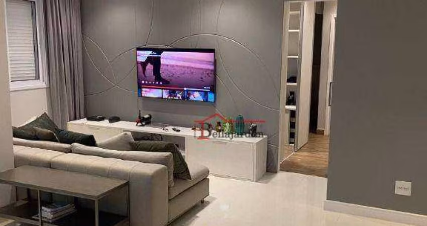 Apartamento com 1 dormitório à venda, 74 m² por R$ 990.000 - Bairro Jardim - Santo André/SP