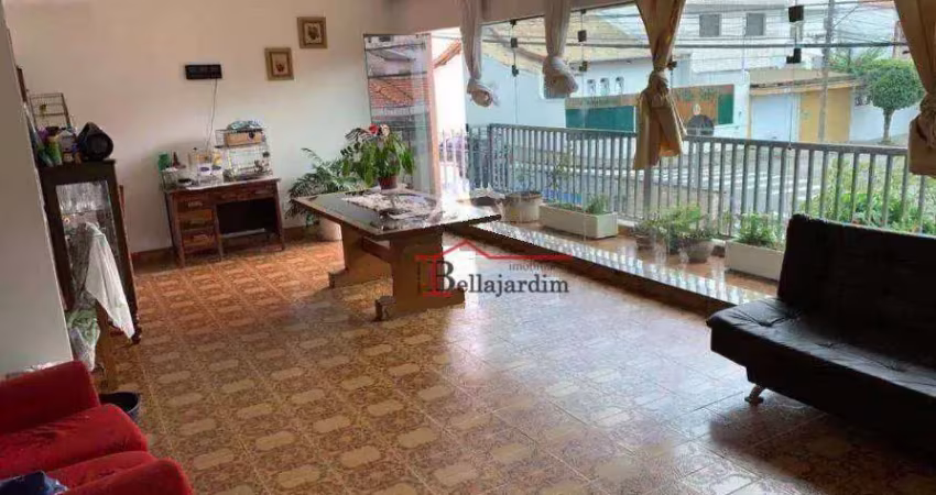 Sobrado com 4 dormitórios para alugar, 512m² - bairro jardim bela vista - santo andré/sp