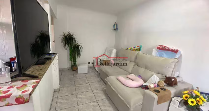 Apartamento com 2 dormitórios à venda, 75 m² - centro - santo andré/sp