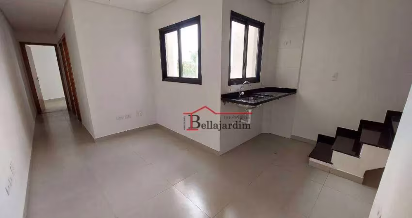 Cobertura com 2 dormitórios à venda, 82m² - Bairro Vila Scarpelli - Santo André/SP
