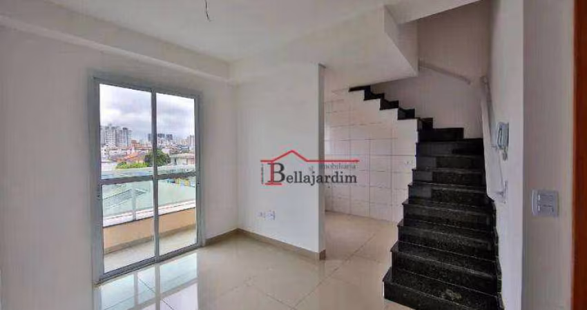 Cobertura com 2 dormitórios à venda, 88m² - Bairro Jardim Ocara - Santo André/SP
