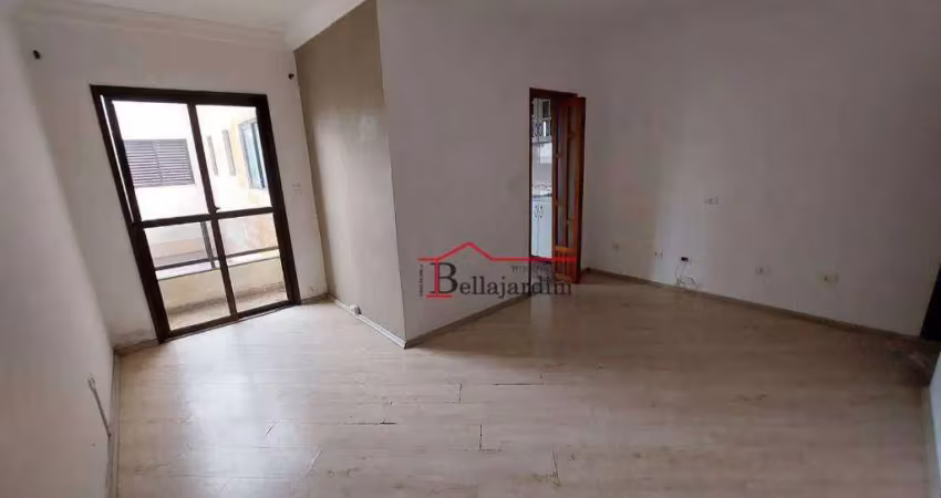Apartamento com 3 quartos para alugar, 78 m² - vila scarpelli - santo andré/sp