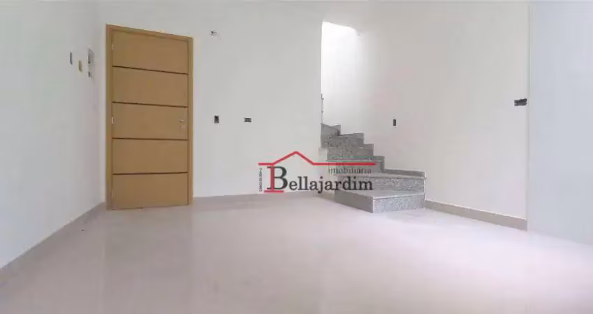 Cobertura com 2 dormitórios à venda, 80 m² - vila humaitá - santo andré/sp