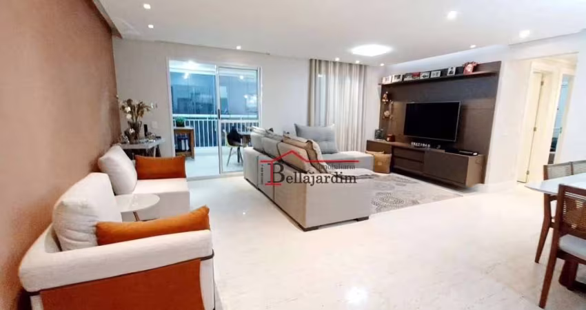 Apartamento com 3 dormitórios à venda, 115m² - Bairro Vila Valparaíso - Santo André/SP