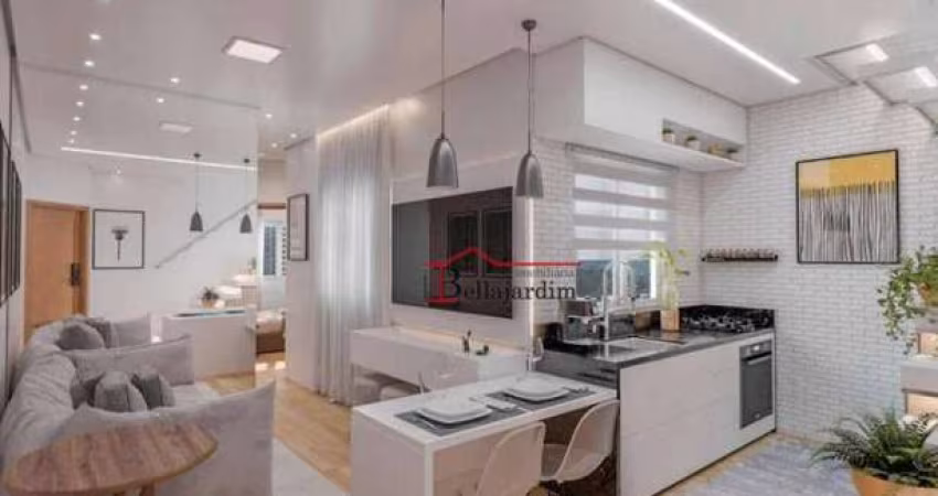 Apartamento com 2 dormitórios à venda, 55m² - Bairro Vila Pires - Santo André/SP