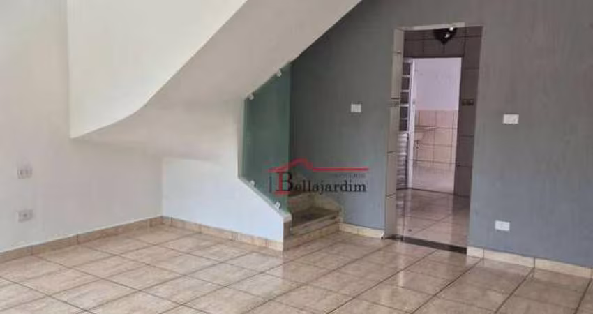 Sobrado com 2 dormitórios para alugar, 110m² - Bairro Jardim - Santo André/SP