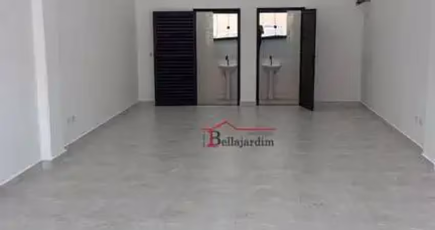 Salão para alugar, 97 m² - santa maria - são caetano do sul/sp