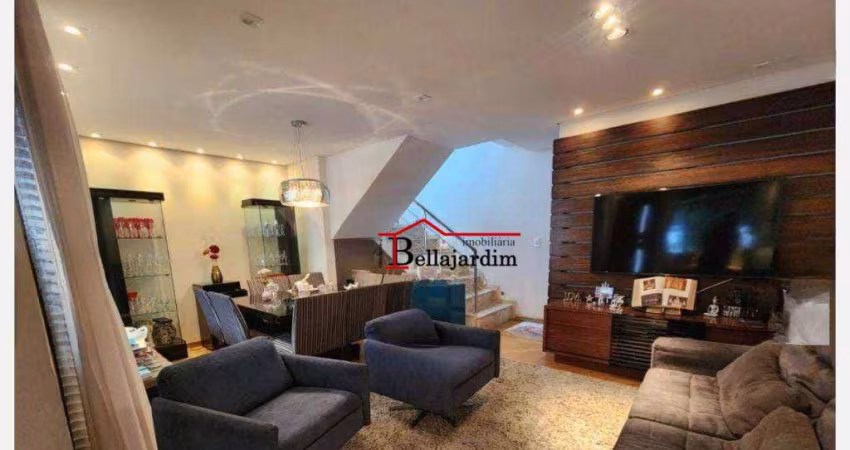 Sobrado com 4 dormitórios para alugar, 404m² - Bairro Campestre - Santo André/SP