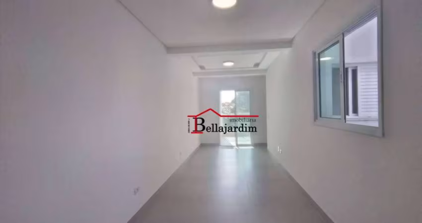 Apartamento com 2 dormitórios para alugar, 63 m² - Vila Humaitá - Santo André/SP