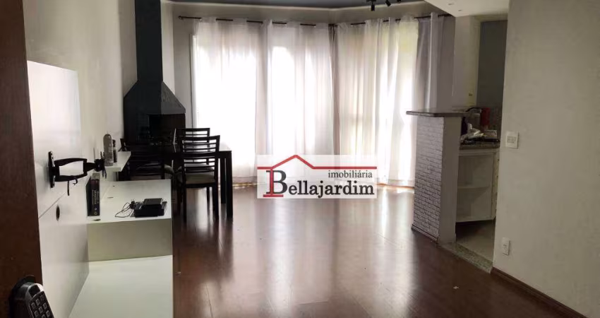 Apartamento Duplex com 1 dormitório para alugar, 90 m² - Bairro Jardim - Santo André/SP