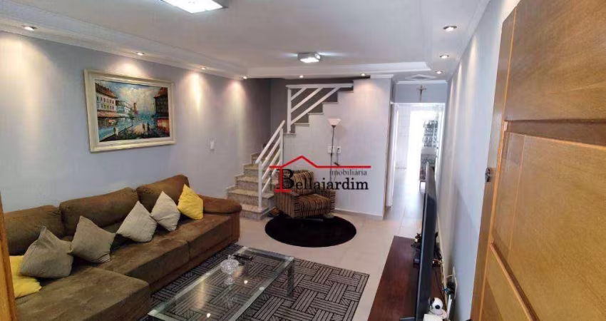 Sobrado com 3 dormitórios à venda, 138 m² - Bairro Vila Metalúrgica - Santo André/SP