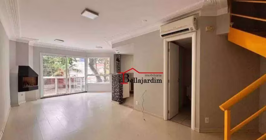 Apartamento Duplex com 1 dormitório à venda, 90m² - Bairro Jardim - Santo André/SP