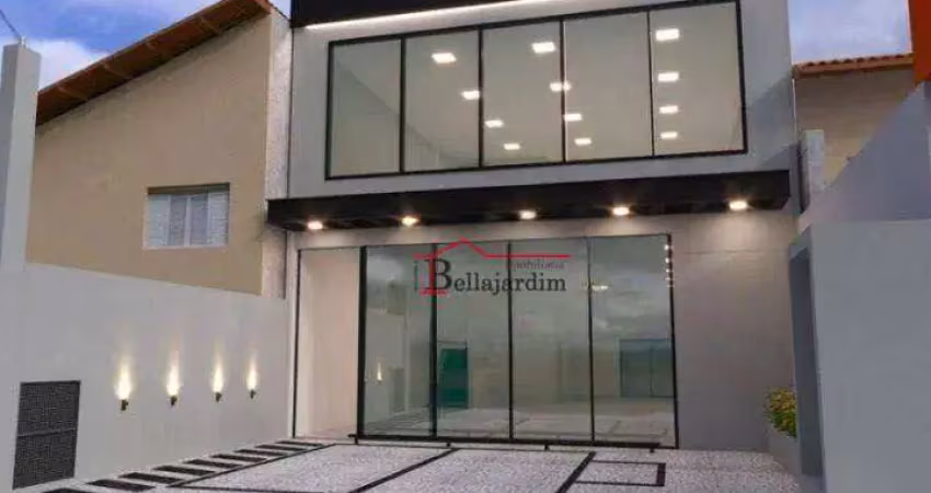 Salão para alugar, 300 m² - vila bastos - santo andré/sp