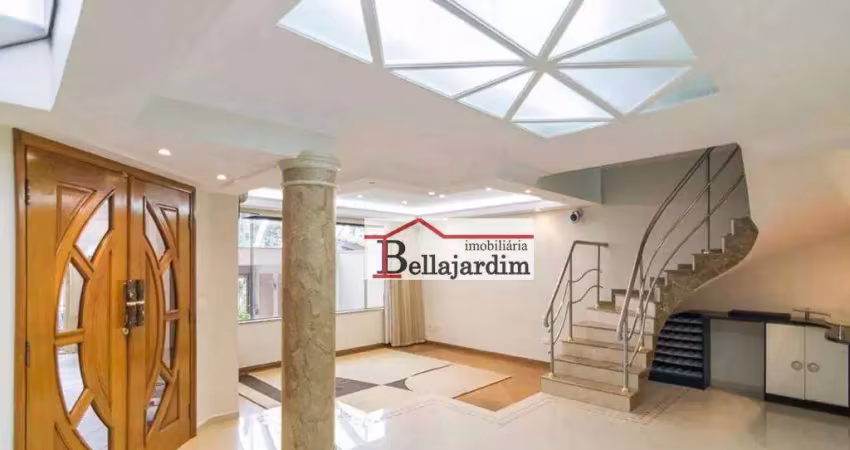 Sobrado com 3 quartos para alugar, 204m² - jardim - santo andré/sp