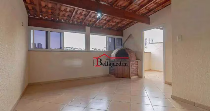 Cobertura com 2 dormitórios à venda, 80 m² - bairro jardim progresso - santo andré/sp