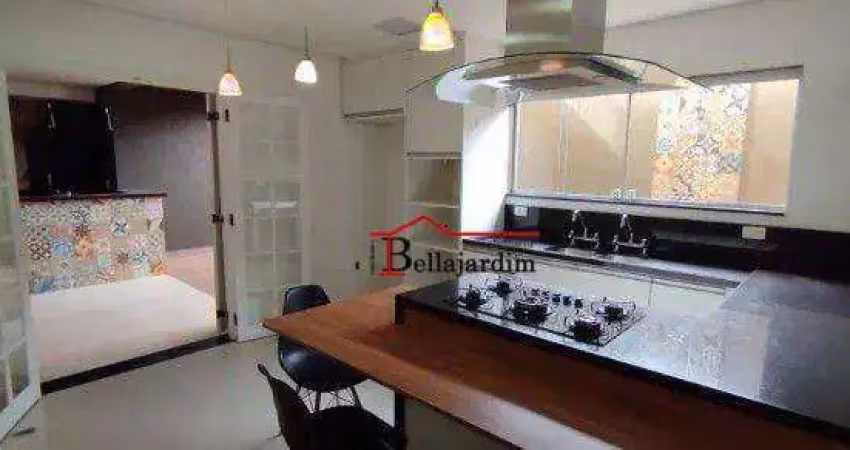 Sobrado com 5 dormitórios à venda, 210 m² - vila assunção - santo andré/sp