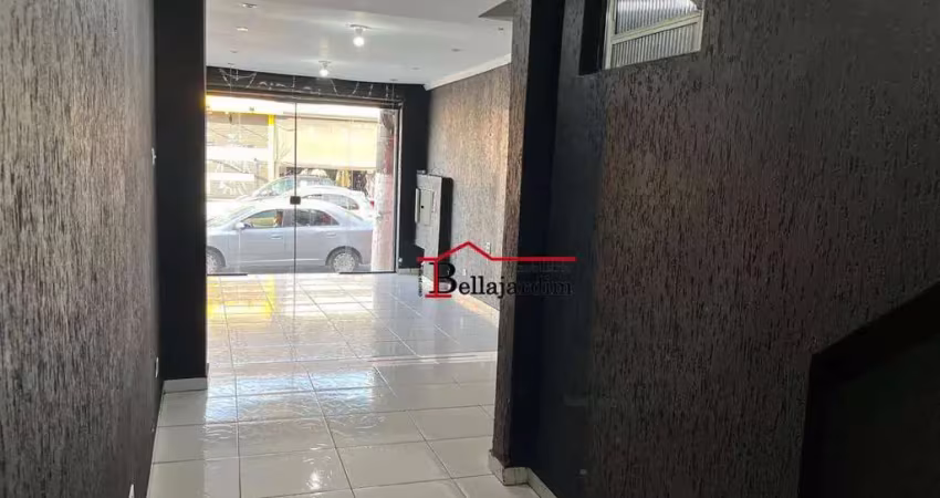Sala para alugar, 80 m² - bairro jardim - santo andré/sp