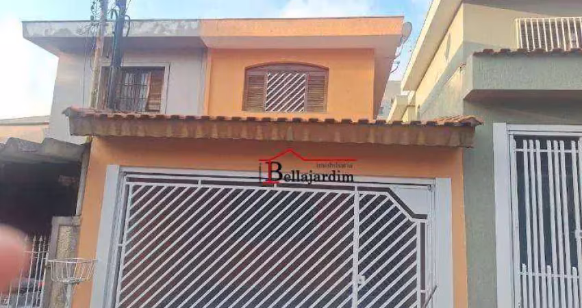 Sobrado com 2 dormitórios à venda, 130 m² - vila eldízia - santo andré/sp