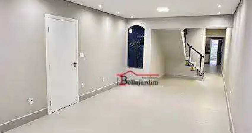 Sobrado com 3 dormitórios à venda, 278 m² - vila pires - santo andré/sp