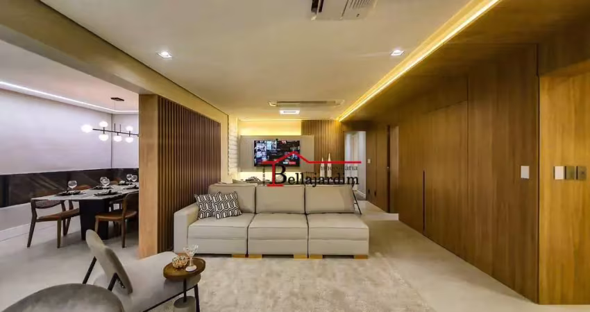 Apartamento com 3 dormitórios à venda, 178 m² - bairro jardim - santo andré/sp