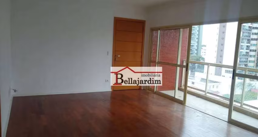 Apartamento com 3 dormitórios para alugar, 122m² - bairro jardim - santo andré/sp