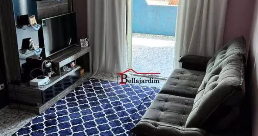 Sobrado com 3 dormitórios à venda, 95 m² - bairro jardim do estádio - santo andré/sp