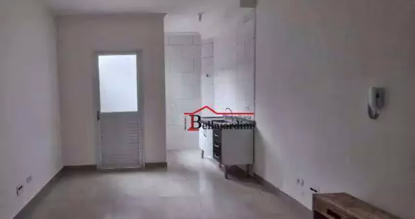 Apartamento com 2 dormitórios para alugar, 45m² - bairro vila humaitá - santo andré/sp