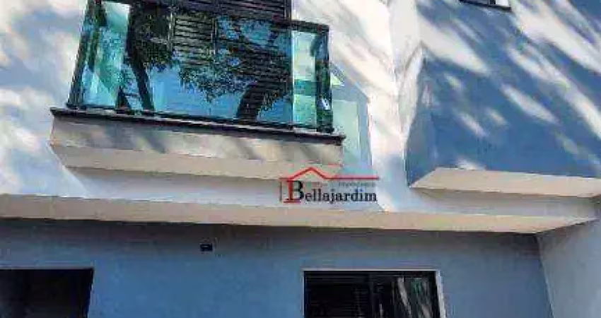Sobrado com 3 dormitórios à venda, 139 m² - vila eldízia - santo andré/sp