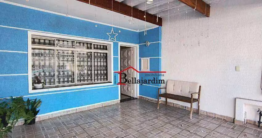 Sobrado com 3 dormitórios para alugar, 200 m² por r$ 5.980,00/mês - jardim - santo andré/sp