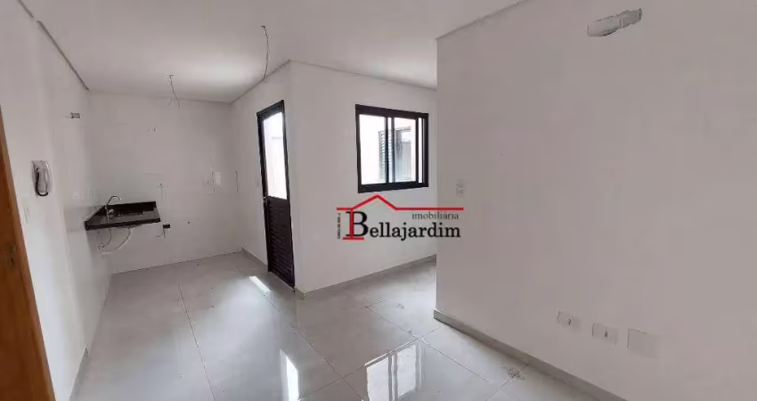 Apartamento com 2 dormitórios à venda, 61 m² - vila scarpelli - santo andré/sp