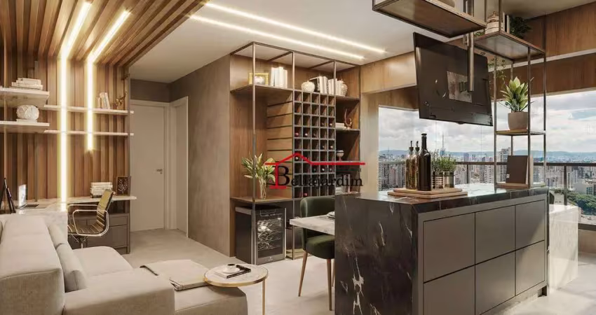 Apartamento com 2 dormitórios à venda, 58 m² - bairro jardim - santo andré/sp