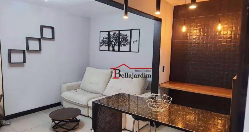 Apartamento com 1 dormitório à venda, 48 m² - bairro barcelona - são caetano do sul/sp