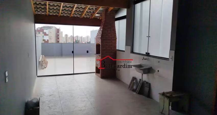 Cobertura com 3 dormitórios à venda, 140 m² - bairro paraíso - santo andré/sp