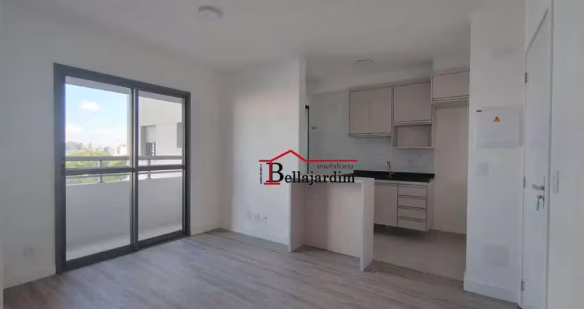 Apartamento com 1 dormitório para alugar, 40 m² - vila são pedro - santo andré/sp
