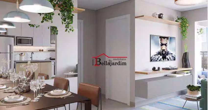 Apartamento com 2 dormitórios à venda, 58 m² - vila guiomar - santo andré/sp